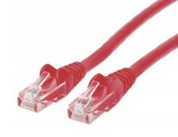 UTP mrežni kabel  0.5M Cat5e PP12 (crveni), Intellinet