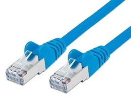 UTP mrežni kabel  0.5M Cat5e PP12 (plavi), Intellinet